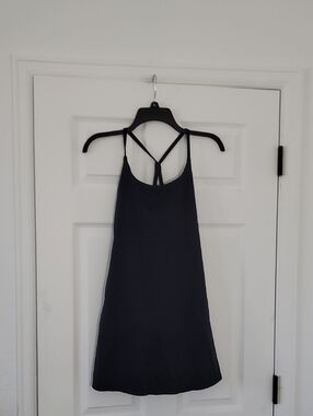 Black Strappy Slip Dress